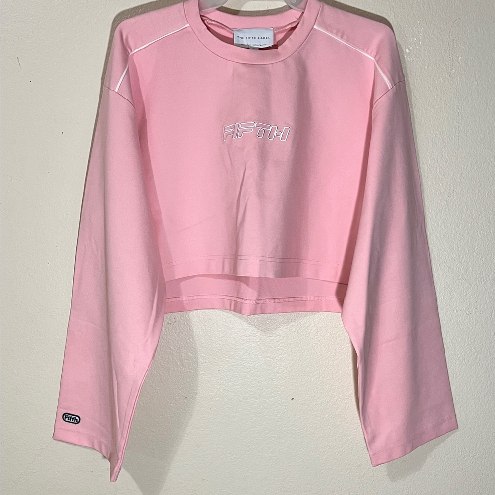 The Fifth Label Blush Pink Logo Sweatshirt